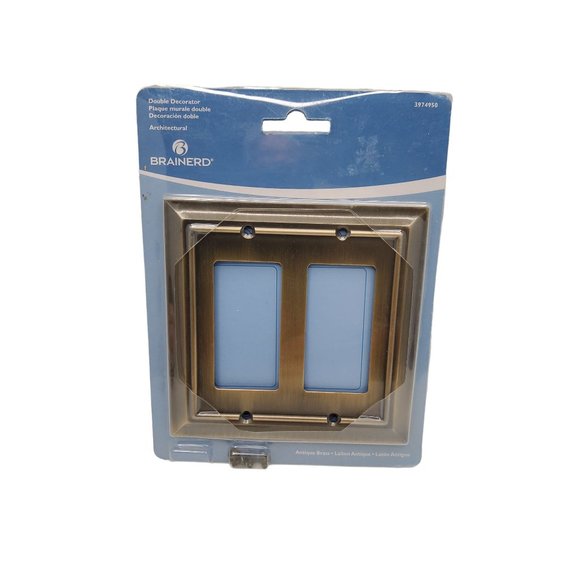 new liberty hardware brainerd double decorator brushed bronzewall switchplate co - Picture 1 of 2